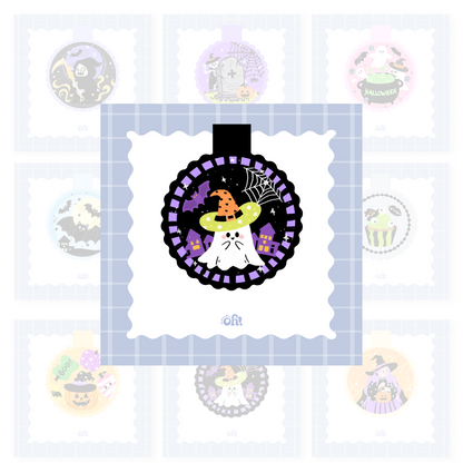 Halloween Holographic Magnetic Bookmark